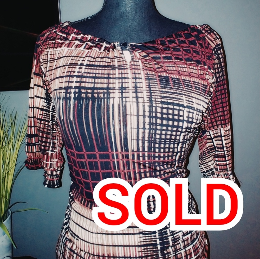 BROWN BLOUSE - SIZE/XL